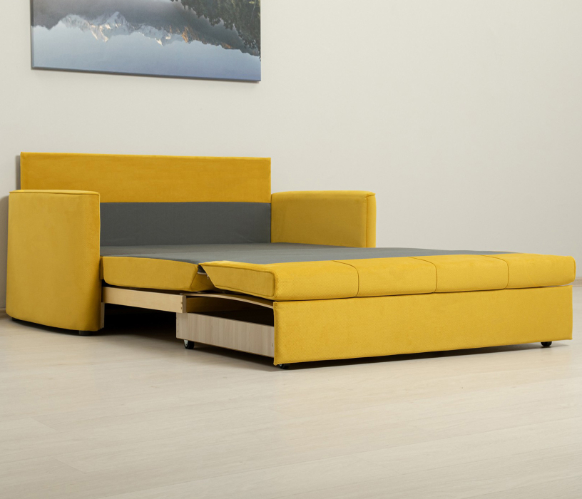 Диваны кровати со спальным местом, Диван Мелани, Велюр Киви