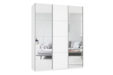 Шкафы-купе 3-х дверные, Шкаф Прайм трио 1ДСП+2 зеркало 2300х1800х570