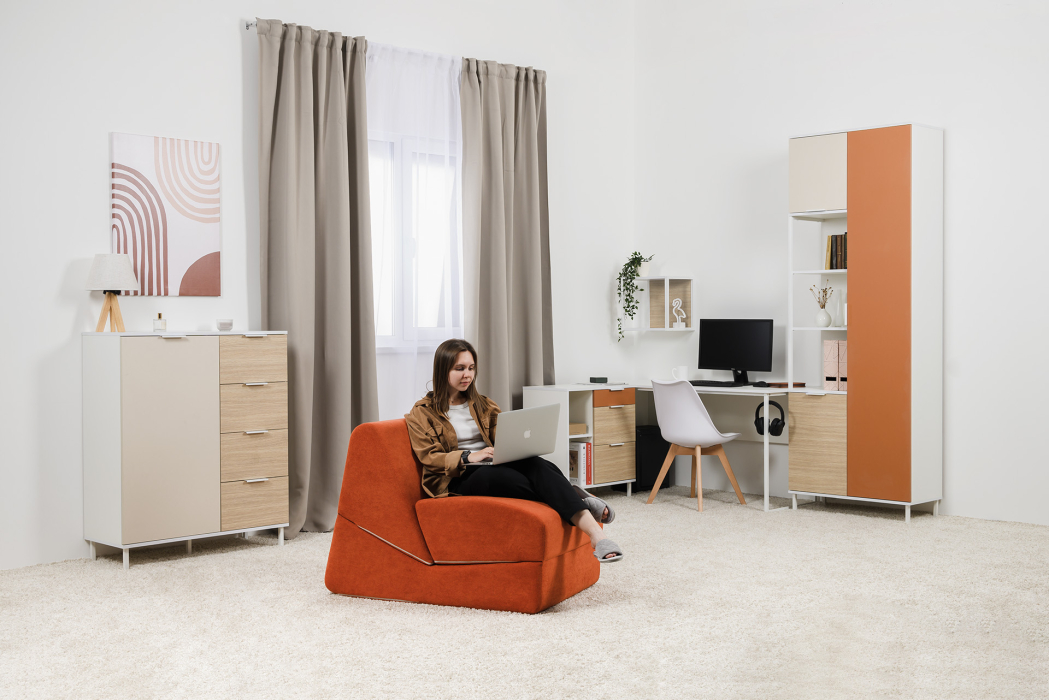 Детские тумбы, Тумба Марвэл 16.160, белый, плэйн, безмолвная пустыня