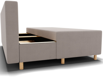 Прямой диван Лофт,еврокнижка,велюр