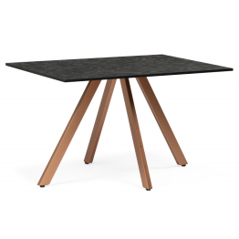 Деревянный стол Райн 116(160)x77 (медные ноги)