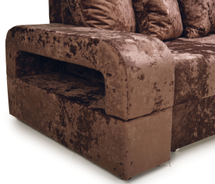 Угловой диван Марго 1 (правый), велюр