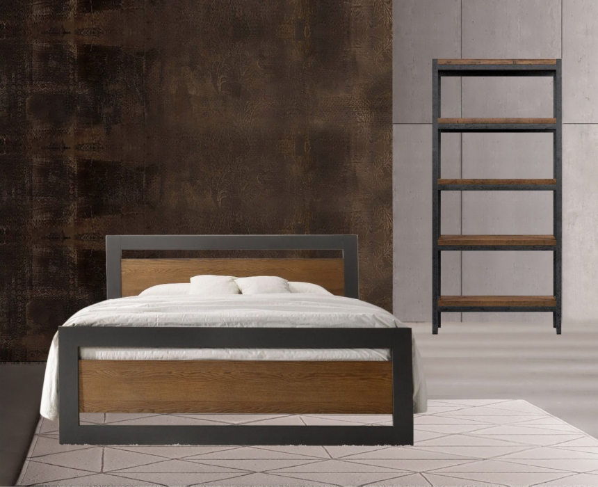 Кровати 90 см, Кровать в стиле лофт Чарльстон 0.9