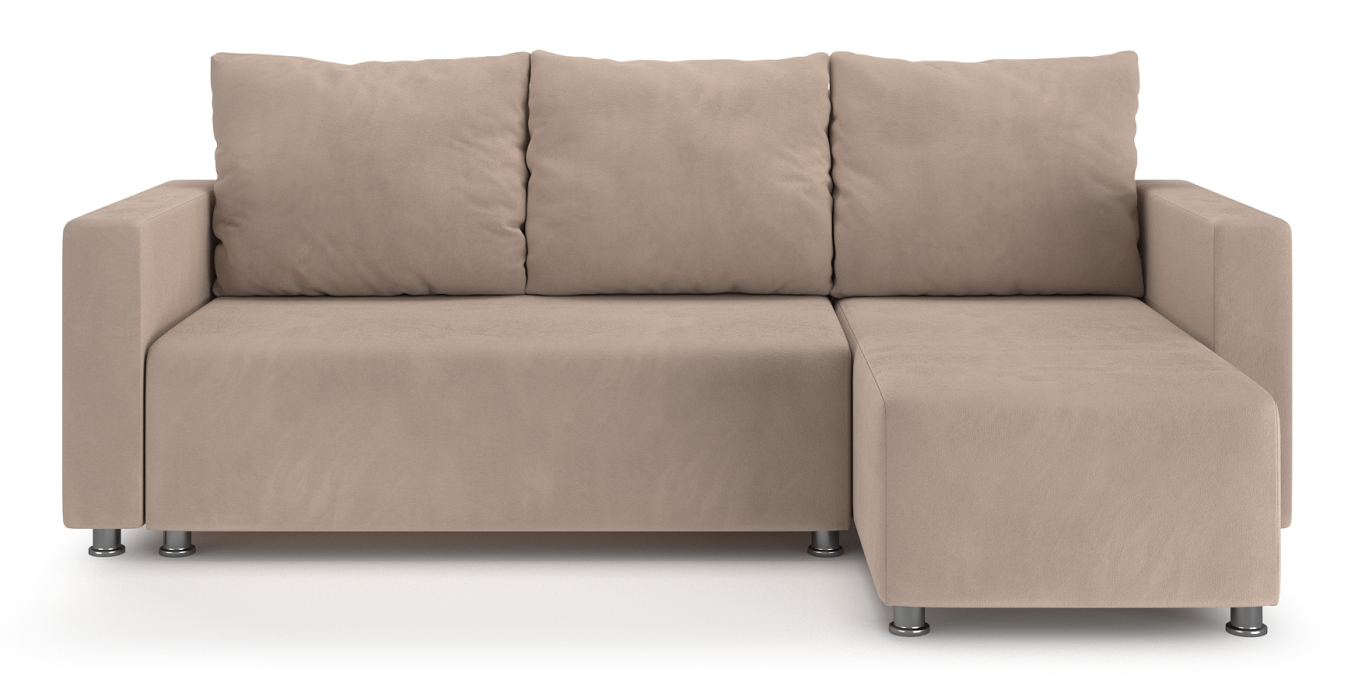 Диваны угловые в гостиную, Угловой диван Каир Lux 2 универсальный велюр