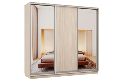 Шкаф-купе Премьер Лайт 61 (01;02;01) трехдверный