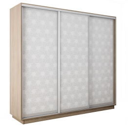 Шкаф-купе Экспресс 3-х дверный Фотопечать Калейдоскоп Стекла 240х45х240