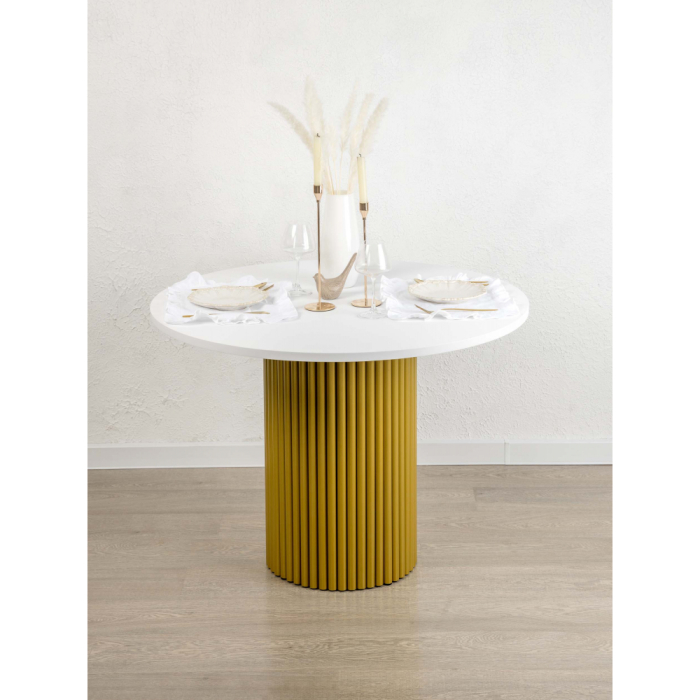 Обеденные столы, Стол Барел 100 (золотые ноги)