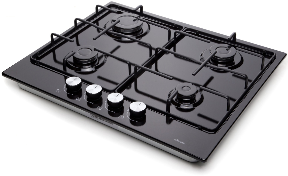 Встраиваемые варочные панели, Газовая варочная панель Konigin Spark 604 BKE