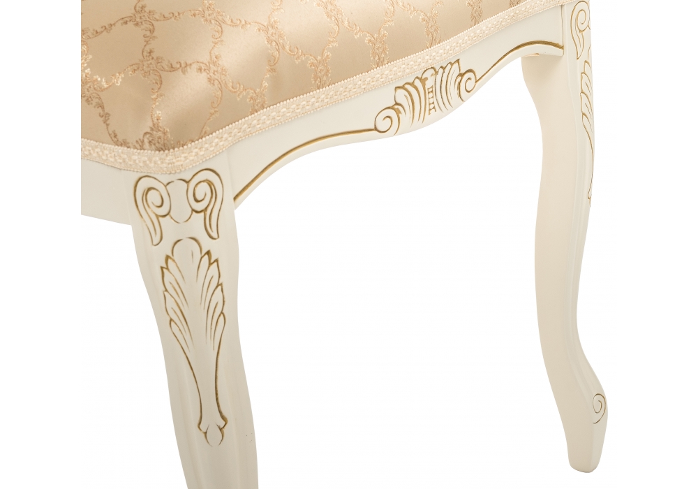 Стулья, Стул деревянный Лауро (патина золото) без подлокотников