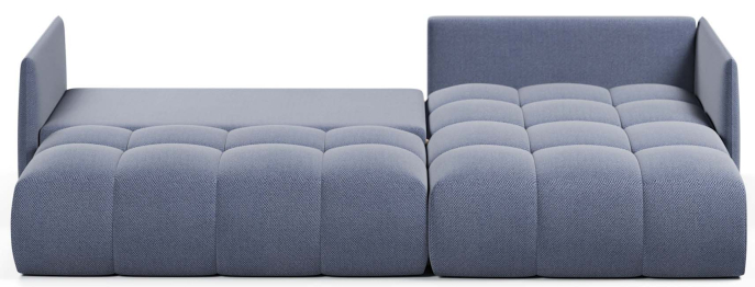 Диван угловой Лагуна еврокнижка, велюр