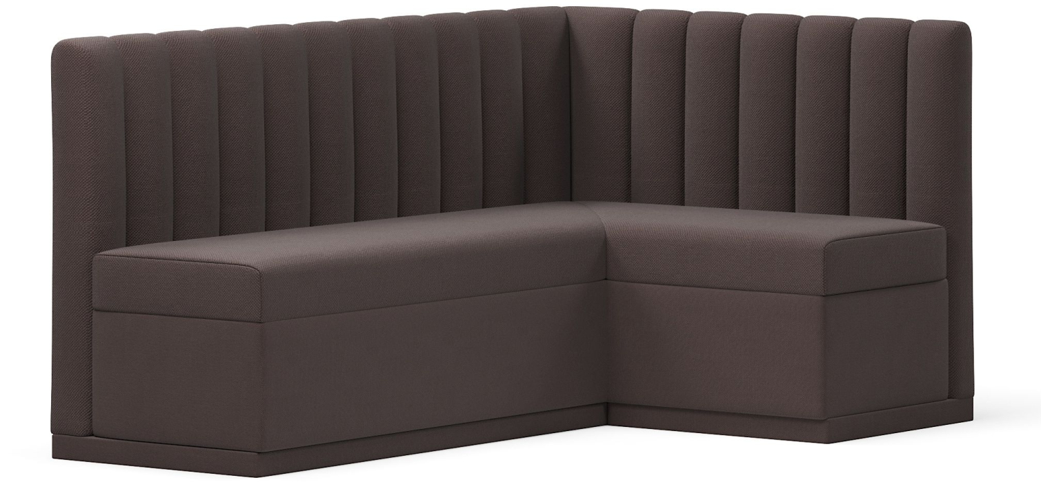 Диваны угловые, Кухонный угловой нераскладной диван Кафф, велюр