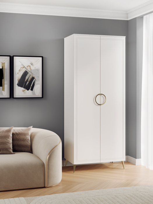 Шкафы двухстворчатые, Шкаф для одежды Оливия ОЛ-01