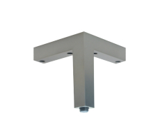 Тренд, Опора пластиковая ОРУ 120 К хром матовый Кламет (комплект 4 шт)