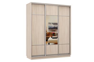 Шкаф-купе Премьер Лайт 26 (08;05;08) трехдверный
