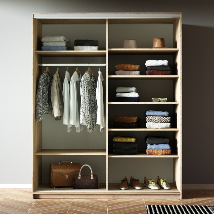 Шкафы-купе 2-х дверные, Шкаф-купе Прайм 2-х дверный ДСП/Стекло хаки/Доводчики 120х57х230