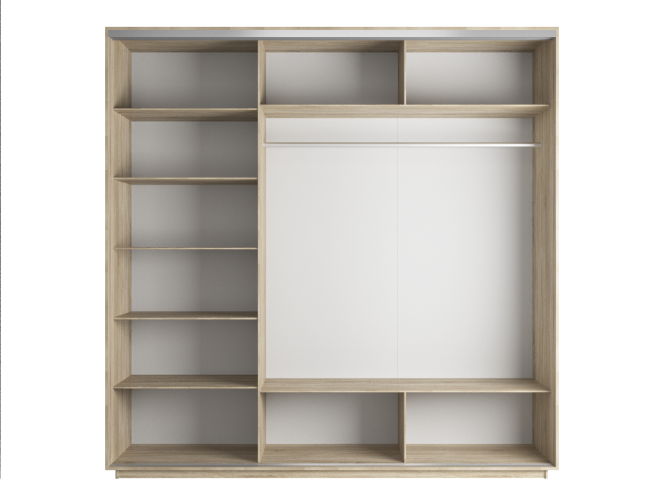 Шкафы-купе, Шкаф-купе Экспресс 1015, 180х60х240