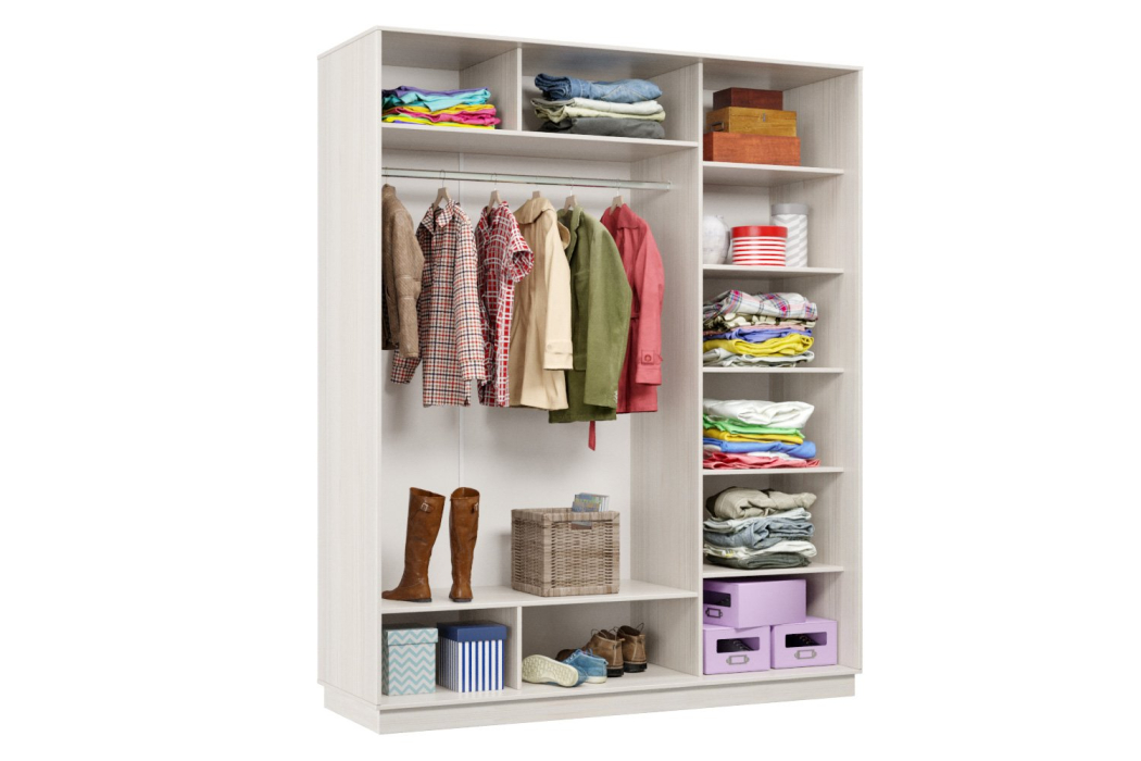 Шкафы-купе 3-х дверные, Шкаф-купе Премьер Лайт 24 (11;08;11) трехдверный