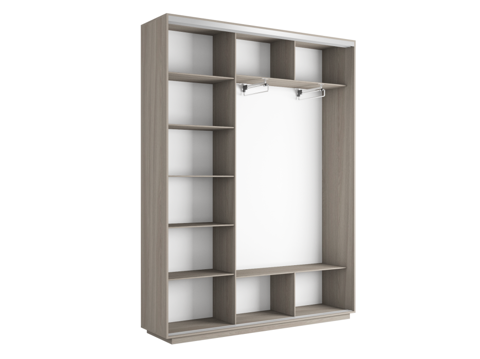 Шкафы-купе 3-х дверные, Шкаф-купе Экспресс Элемент трио 2200 x 2400 x 450