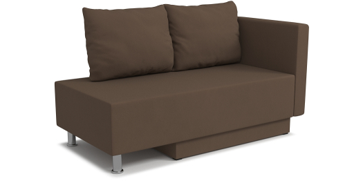 Кушетка Леон Lux, универсальный,  велюр