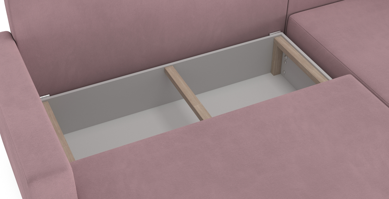 Диваны угловые в гостиную, Угловой диван Каир Lux 2 универсальный велюр