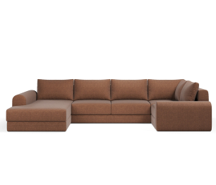 Угловой диван Модерно П-образный, рогожка