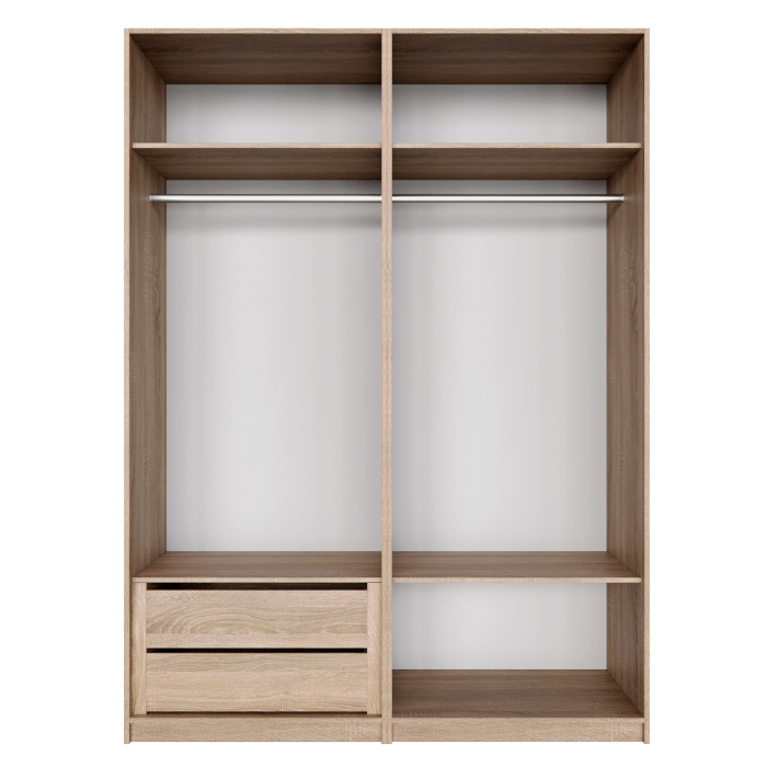 Шкафы распашные, Шкаф распашной Е1 Локер 162х52.5х220 см, с модулем