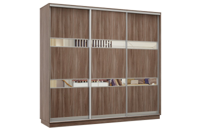 Шкаф-купе Премьер 34 (15;15;15) трёхдверный