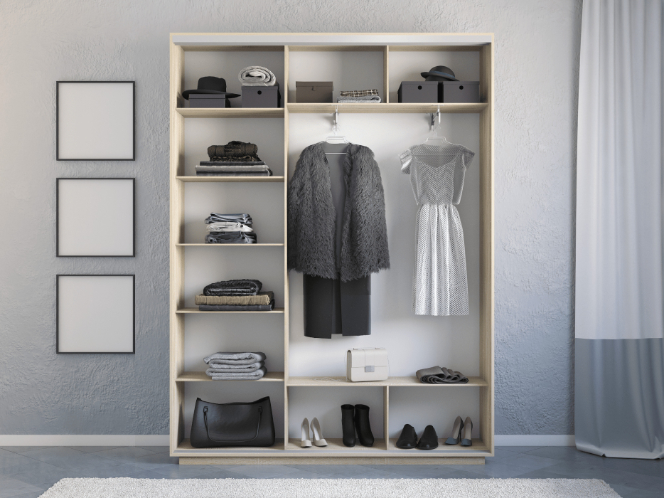 Шкафы-купе 3-х дверные, Шкаф-купе Экспресс 3-х дверный Фотопечать Квадрат Стекла 180х45х220