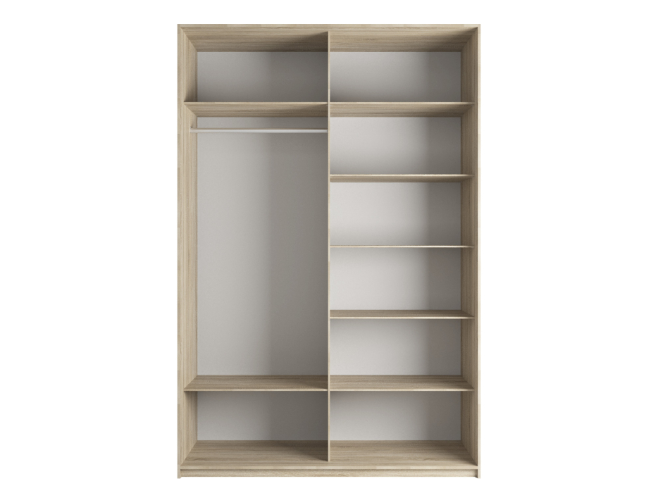 Шкафы-купе 2-х дверные, Шкаф-купе Эста 2-х дверный Стекла фисташка/Доводчик 180х66х240