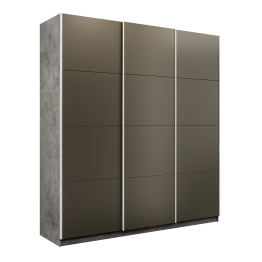 Шкаф-купе Прайм 3-х дверный Стекла хаки/Доводчики 210х57х230