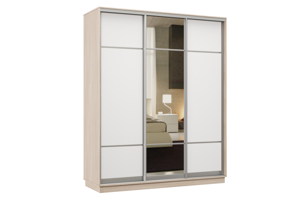 Шкафы-купе, Шкаф-купе Премьер Лайт 23 (08;11;08) трехдверный