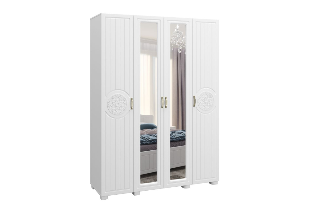 Шкафы распашные, Шкаф Монблан МБ-25К с зеркалом