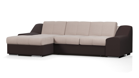 Диван-кровать угловой Чикаго дельфин,велюр+экокожа