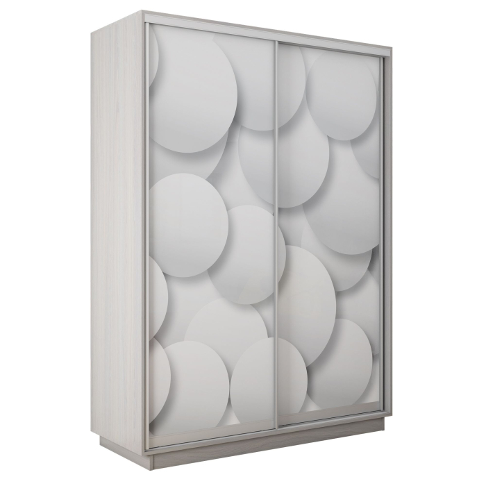 Шкафы-купе 2-х дверные, Шкаф-купе Экспресс 2-х дверный Фотопечать Шары Стекла 120х60х220
