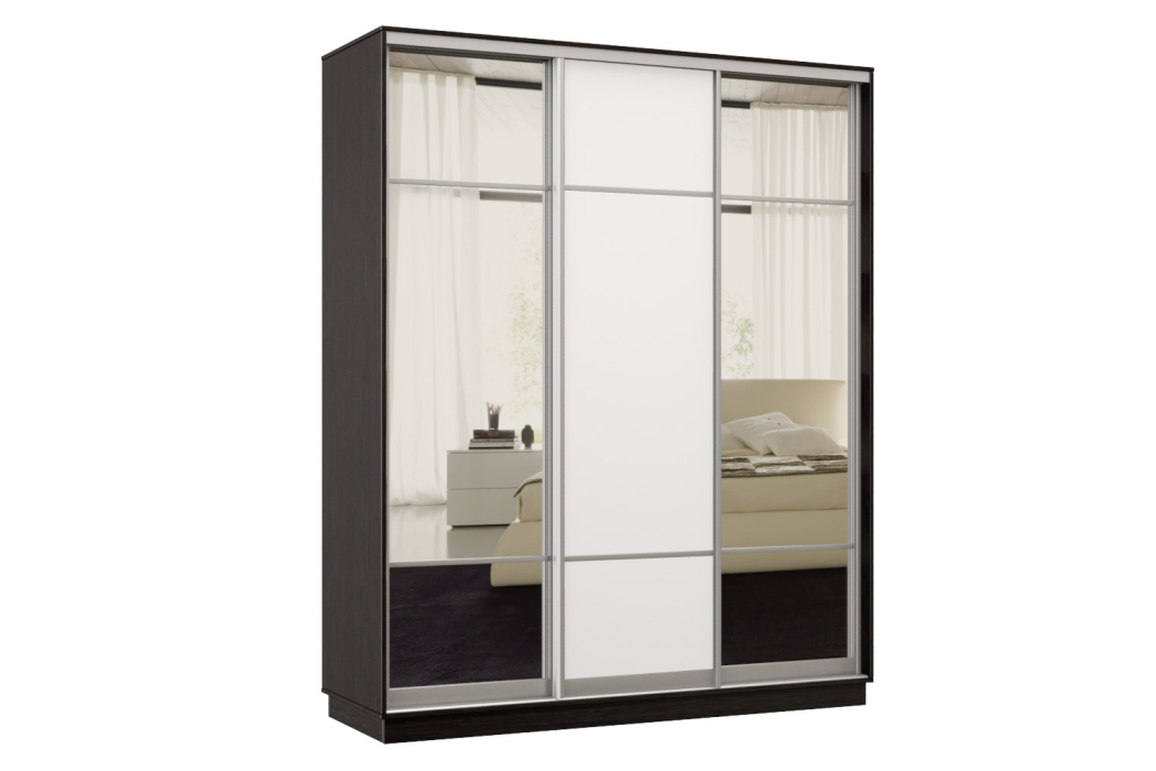 Шкафы-купе, Шкаф-купе Премьер Лайт 33 (11;08;11) трехдверный