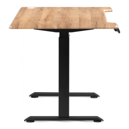 Компьютерный стол Маркос с механизмом подъема 140х80х75, черный