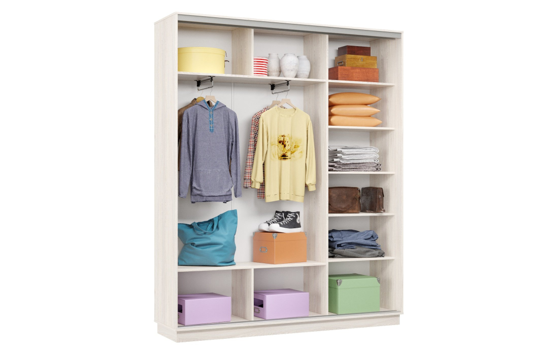 Шкафы-купе 3-х дверные, Шкаф-купе Премьер Лайт 21 (11;11;11) трехдверный