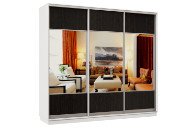 Шкаф-купе Премьер Лайт 57 (05;05;05) трехдверный