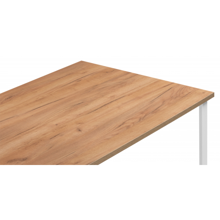 Обеденные столы, Деревянный стол Лиман 140 x 80 (белые ноги)