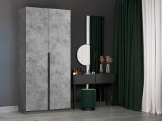 Шкафы распашные, Шкаф складной Е1 Локер ("Гармошка") 101х52,5х220 см