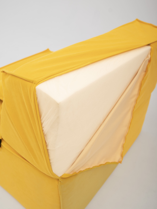 Гостиная, Бескаркасное кресло Клайд,велюр