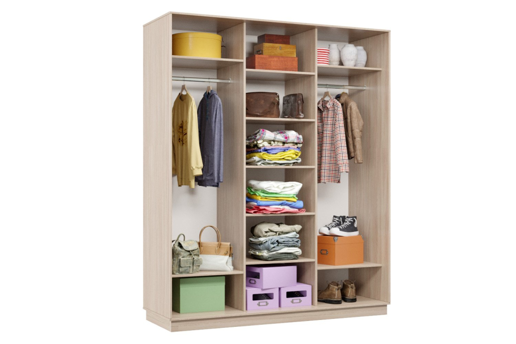 Шкафы-купе, Шкаф-купе Премьер 26 (14;14;14) трёхдверный