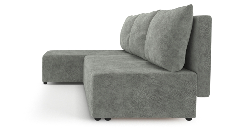 Угловой диван Каир Lux, велюр, левый