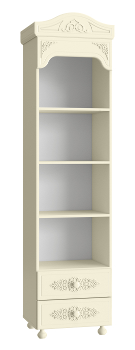 Шкафы пеналы, Шкаф-пенал открытый (стеллаж) Ассоль плюс АС-43