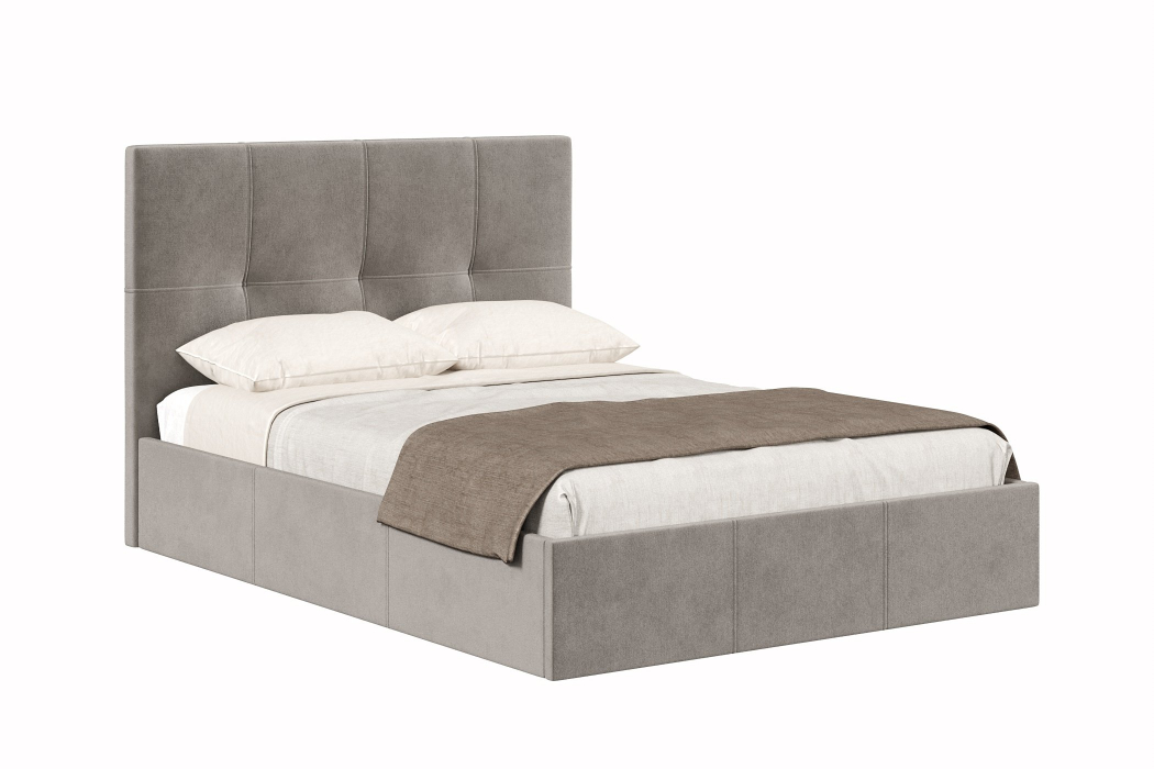 Мягкая кровать, Кровать Марсель 1200, велюр