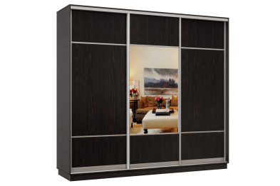 Шкаф-купе Премьер Лайт 54 (08;05;08) трехдверный