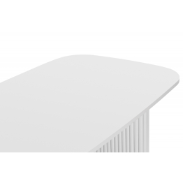 Деревянный стол Бавария 200*90 (белые ноги)