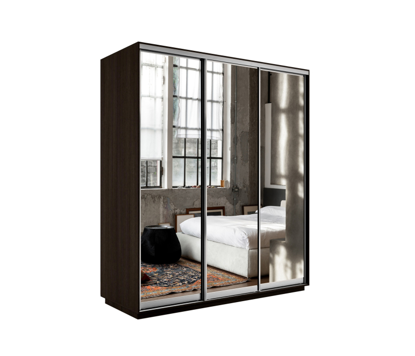 Шкафы-купе, Шкаф-купе Экспресс Экспенс трио 2400 x 2400 x 600