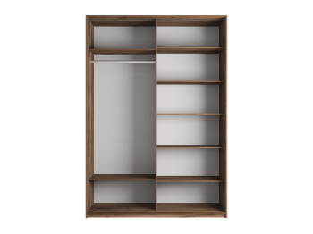 Шкаф-купе Прайм 2-х дверный ДСП/Стекло хаки/Доводчики 160х57х230