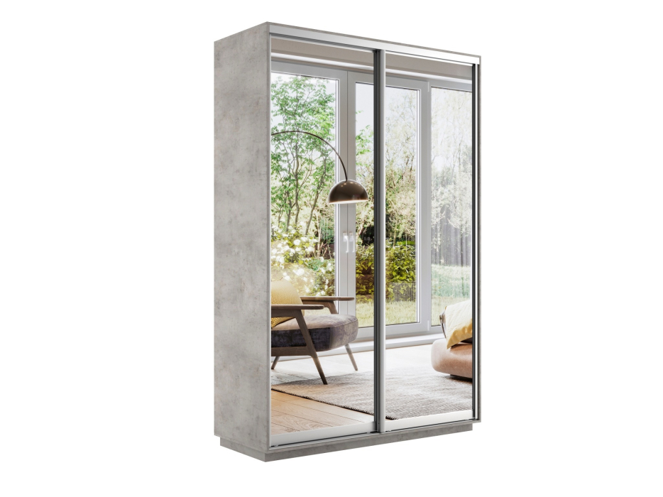 Шкафы-купе 2-х дверные, Шкаф-купе Экспресс Экспенс дуо 2200 x 1200 x 450